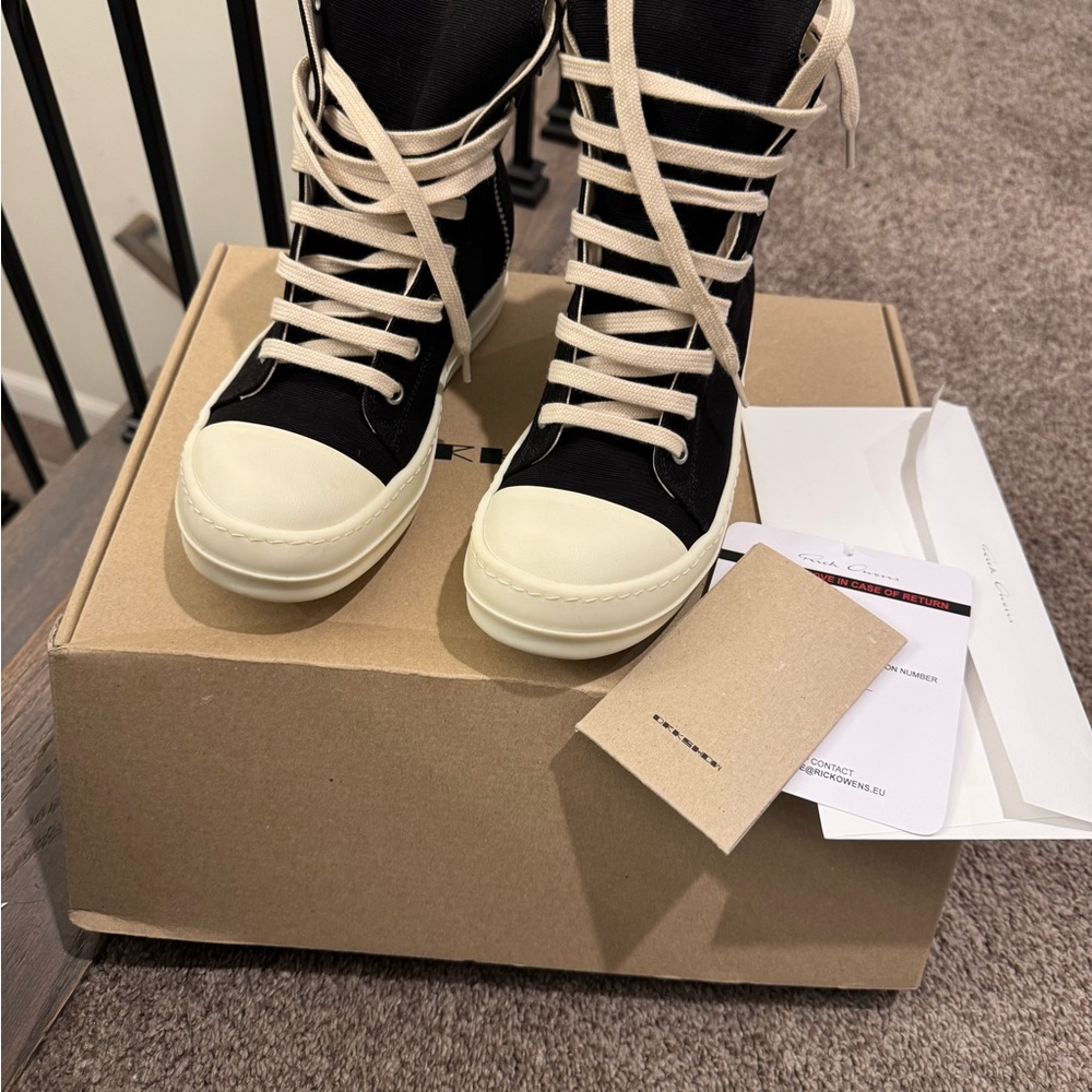 RICK OWENS DRKSHDW
Black Porterville Sneaks Sneakers